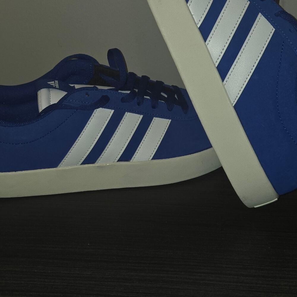 Adidas VL COURT NWT Royal Blue Size 12 Mens - Picture 3 of 9